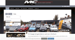 Desktop Screenshot of mcgarages.co.uk